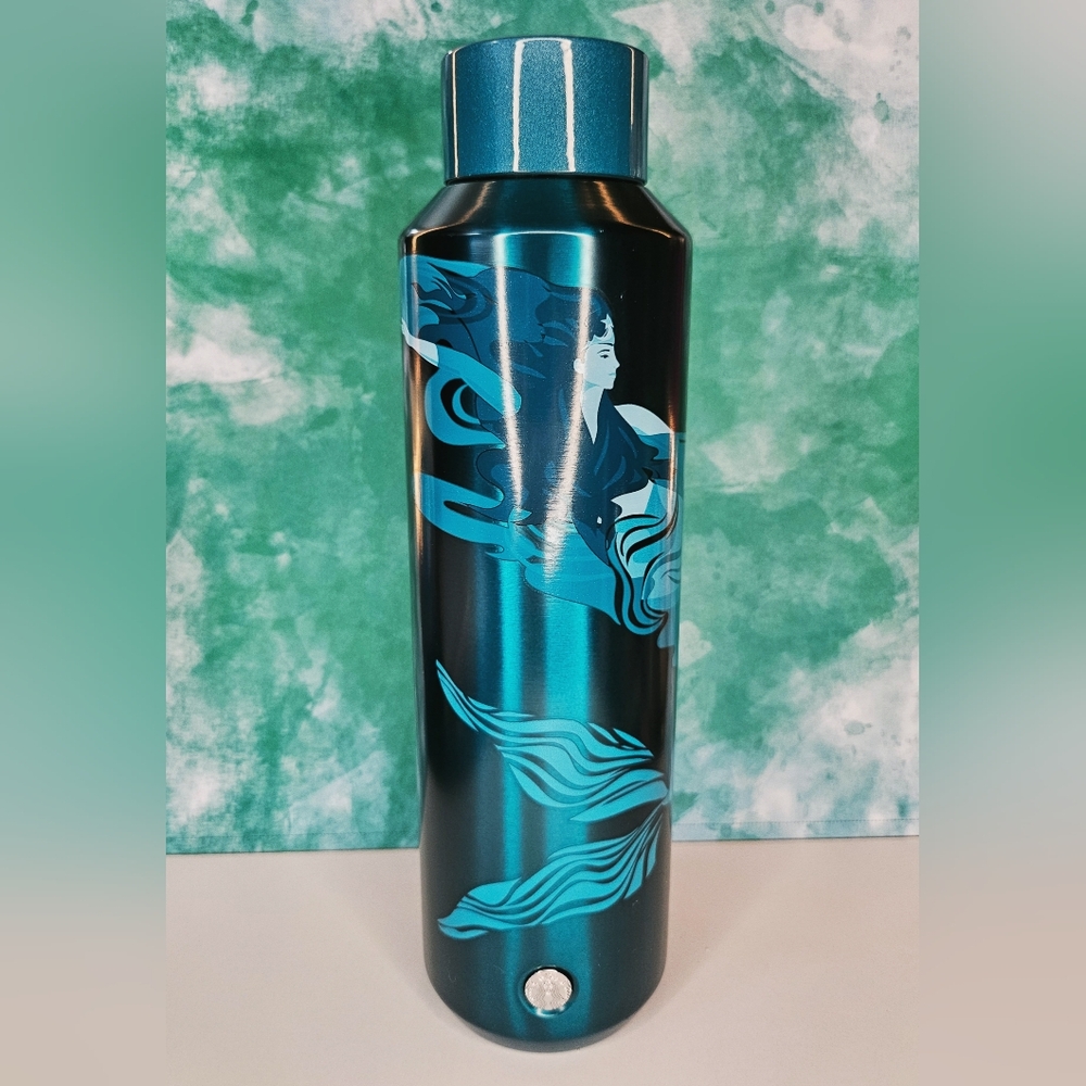 Starbucks 2023 Teal Mermaid 20oz Stainless Steel Vacuum Insulated Tumbler